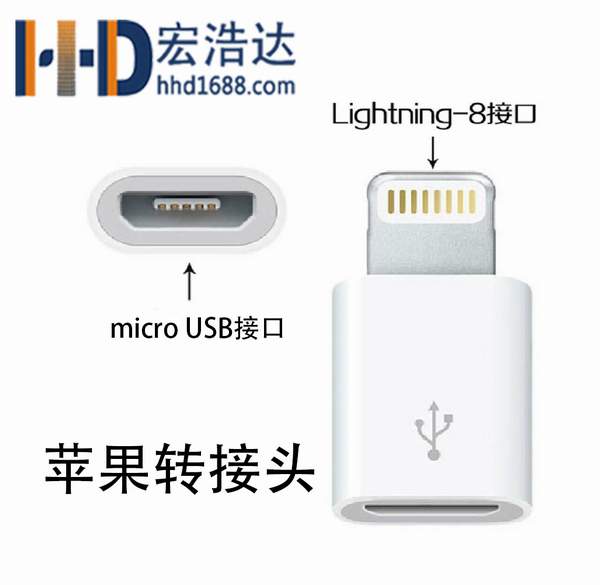 micro USB數據線接口能不能給蘋果手機充電呢？